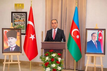 شرکت مقامات عالی‌رتبه نخجوان در جشن سالگرد استقلال ترکیه در نخجوان