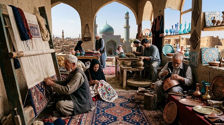 نگاهی به صنایع دستی هرات؛ میراثی زنده از هنر و فرهنگ کهن